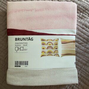 NWT - 2 - 2pk of IKEA BRUNTAG Cushion Covers - Size 20" x 20" or 50cm x 50cm